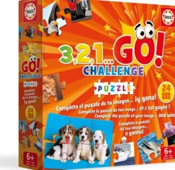 Educa 3,2,1 Go Challenge Puzzle*Enfant Puzzles Pour Enfants|Dès 6 Ans : 50 À 100 Pièces