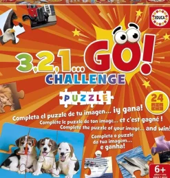 Educa 3,2,1 Go Challenge Puzzle*Enfant Puzzles Pour Enfants|Dès 6 Ans : 50 À 100 Pièces
