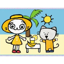 Trefl 4 in 1 - Kittykit day (12-15-20-24 Pièces)*Enfant Puzzles Pour Enfants|Chats