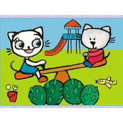 Trefl 4 in 1 - Kittykit day (12-15-20-24 Pièces)*Enfant Puzzles Pour Enfants|Chats
