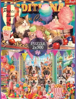 Trefl 2 Puzzles - Amis Moelleux* Chiens|Chats