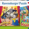 Ravensburger 3 Puzzles - Animaux sur Scène*Enfant Puzzles Pour Enfants|Dès 5 Ans : 31 À 49 Pièces