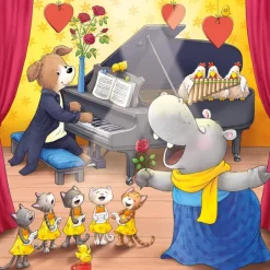 Ravensburger 3 Puzzles - Animaux sur Scène*Enfant Puzzles Pour Enfants|Dès 5 Ans : 31 À 49 Pièces