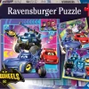 Ravensburger 3 Puzzles - Appel à tous les Batwheels*Enfant Voitures, Motos Et Camions|Puzzles Pour Enfants