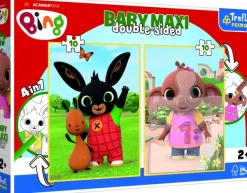 Trefl 2 Puzzles - Baby Maxi Puzzle - Bing*Enfant À Partir De 2 Ans|Pièces Recto-Verso