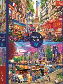 Trefl 2 Puzzles - Capitales Européennes* Villes Et Villages|Monuments