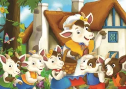 Art Puzzle 2 Puzzles - Chèvres Mignonnes*Enfant Puzzles Pour Enfants|Animaux De La Forêt