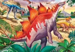 Ravensburger 2 Puzzles - Dinosaures*Enfant Dinosaures|Dès 4 Ans : 21 À 30 Pièces