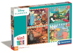 Clementoni 4 Puzzles - Disney Classics*Enfant Puzzles Pour Enfants|Dès 3 Ans : 11 À 20 Pièces