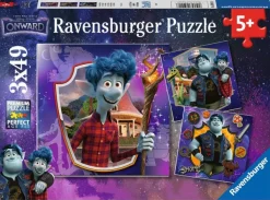 Ravensburger 3 Puzzles - Disney Pixar - Onward*Enfant Puzzles Pour Enfants|Dès 5 Ans : 31 À 49 Pièces