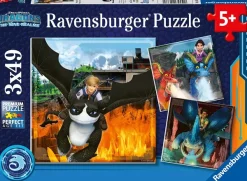Ravensburger 3 Puzzles - Dragons*Enfant Puzzles Pour Enfants|Dragons