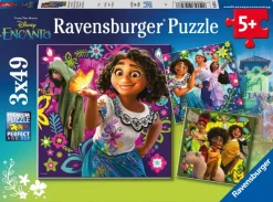 Ravensburger 3 Puzzles - Encanto*Enfant Puzzles Pour Enfants|Dès 5 Ans : 31 À 49 Pièces