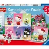 Ravensburger 3 Puzzles - Hello Kitty*Enfant Chats|Carré