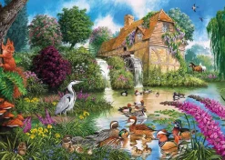 Gibsons 4 Puzzles - John Francis : Flore et Faune* Cottages Et Châlets|Forêts, Fleurs Et Jardins