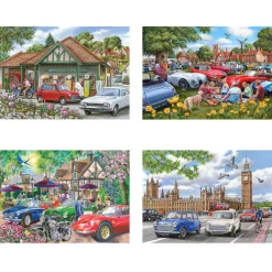 HOP - House of Puzzles 4 Puzzles - Jour Idéal d'Escapade* Rétros Et Nostalgie|De 500 À 999 Pièces