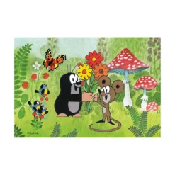 Dino 2 Puzzles - La Petite Taupe : Fête*Enfant Puzzles Pour Enfants|Dès 5 Ans : 31 À 49 Pièces