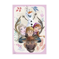 Dino 2 Puzzles - La Reine des Neiges : Anna & Elsa*Enfant Puzzles Pour Enfants|Neige
