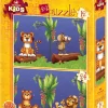 Art Puzzle 2 Puzzles - Les Amis dans la Forêt*Enfant Puzzles Pour Enfants|Dès 3 Ans : 11 À 20 Pièces