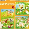 Schmidt Spiele 3 Puzzles - Mes Amis de la Ferme*Enfant Puzzles Pour Enfants|Animaux De La Ferme