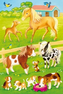 Schmidt Spiele 3 Puzzles - Mes Amis de la Ferme*Enfant Puzzles Pour Enfants|Animaux De La Ferme