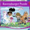 Ravensburger 2 Puzzles - Nella The Princess Knight*Enfant Puzzles Pour Enfants|Dès 4 Ans : 21 À 30 Pièces