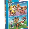 Clementoni 2 Puzzles - Pat' Patrouille*Enfant Puzzles Pour Enfants|Dès 3 Ans : 11 À 20 Pièces