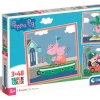 Clementoni 3 Puzzles - Peppa Pig*Enfant Puzzles Pour Enfants|Dès 5 Ans : 31 À 49 Pièces