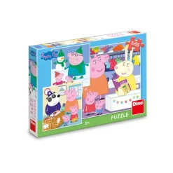 Dino 3 Puzzles - Peppa Pig*Enfant Puzzles Pour Enfants|Dès 6 Ans : 50 À 100 Pièces