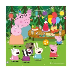 Dino 3 Puzzles - Peppa Pig en Vacances*Enfant Puzzles Pour Enfants|Carré