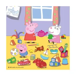 Dino 3 Puzzles - Peppa Pig en Vacances*Enfant Puzzles Pour Enfants|Carré