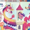 Ravensburger 2 Puzzles - Puzzle & Play - Royaume des Beignets*Enfant Dragons|Dès 4 Ans : 21 À 30 Pièces