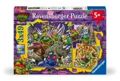 Ravensburger 3 Puzzles - Tortues Ninja*Enfant Dès 10 Ans : 400 À 499 Pièces|Puzzles Pour Enfants