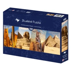 Bluebird Puzzle A la Découverte de l'Egypte - Louxor et Gizeh* Panoramique|Monuments