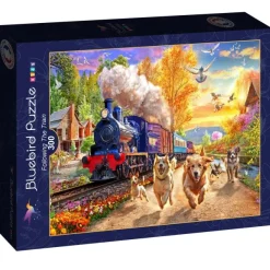 Bluebird Puzzle A la Poursuite du Train* Rétros Et Nostalgie|Forêts, Fleurs Et Jardins