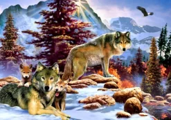 Bluebird Puzzle A New Dawn* Loups|De 1 000 Pièces