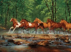 Cobble Hill A Travers la Rivière* Chevaux|Forêts, Fleurs Et Jardins