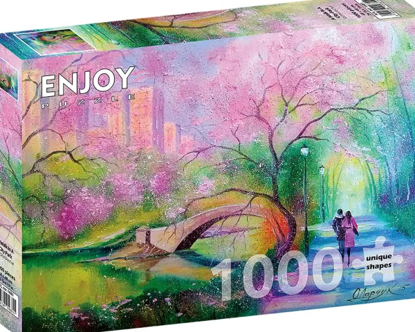Enjoy Puzzle A Walk In A City Park* Forêts, Fleurs Et Jardins|Art