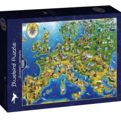 Bluebird Puzzle Adrian Chesterman - European Landmarks* Autres Pays D'Europe|De 1 000 Pièces