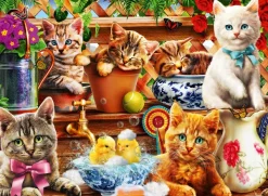 Bluebird Puzzle Adrian Chesterman - Kittens in the Potting Shed* De 3 000 Pièces|De 3 000 Pièces