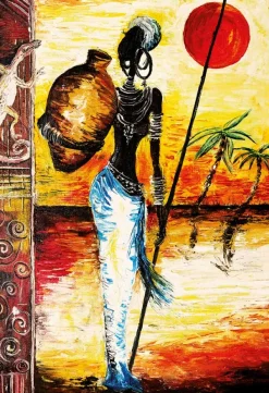 Magnolia African Woman*Femme Hommes Et Femmes|De 1 000 Pièces