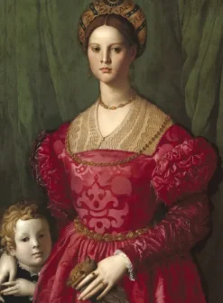 Grafika Agnolo Bronzino : Jeune Femme et Son Petit Garçon, 1540* De 2 000 Pièces|De 2 000 Pièces