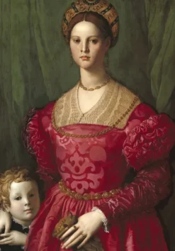 Grafika Kids Agnolo Bronzino : Jeune Femme et Son Petit Garçon, 1540*Enfant Art|Dès 6 Ans : 50 À 100 Pièces