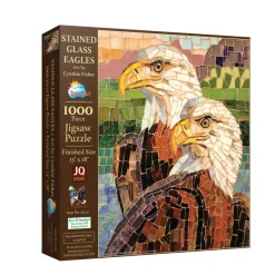 SunsOut Aigles en Vitrail* Oiseaux|De 1 000 Pièces