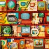 Bluebird Puzzle Aimee Stewart - Golden Age of Television-Shelf* Rétros Et Nostalgie|Déco Et Objets