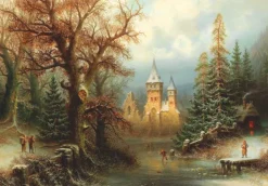 DToys Albert Bredow - Romantic Winter Landscape* Rétros Et Nostalgie|Églises, Cathédrales Et Mosquées