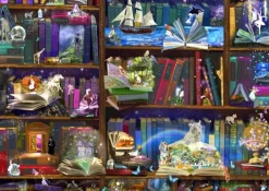 Bluebird Puzzle Alixandra Mullins - Library Adventures in Reading*Enfant De 3 000 Pièces|De 3 000 Pièces