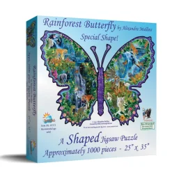 SunsOut Alixandra Mullins - Rainforest Butterfly* Forme|Animaux De La Forêt