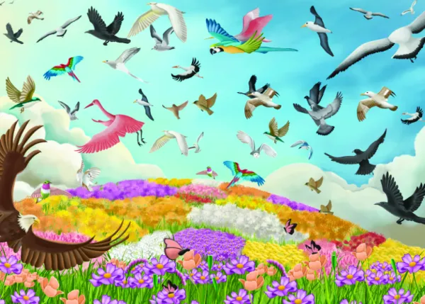 Roovi Amazing Birds* Oiseaux|De 1 000 Pièces