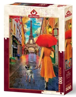 Art Puzzle Amitié Sous la Pluie*Femme Hommes Et Femmes|Monuments