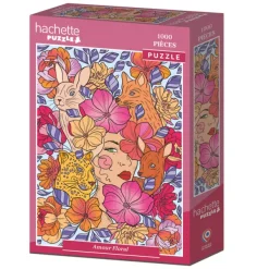 Hachette Amour Floral*Femme Animaux Sauvages|Hommes Et Femmes